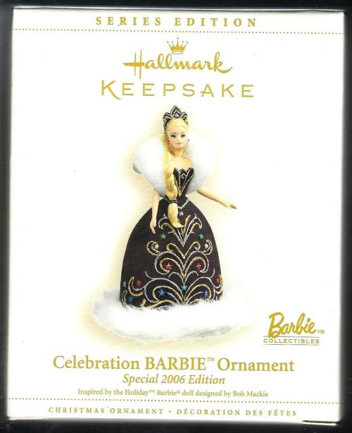 Hallmark Коллекционная фигурка Барби Праздничная 2006г.